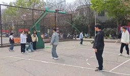 籃球社“三走”活動(dòng)之青春愛(ài)運(yùn)動(dòng)，“繩”舞青春